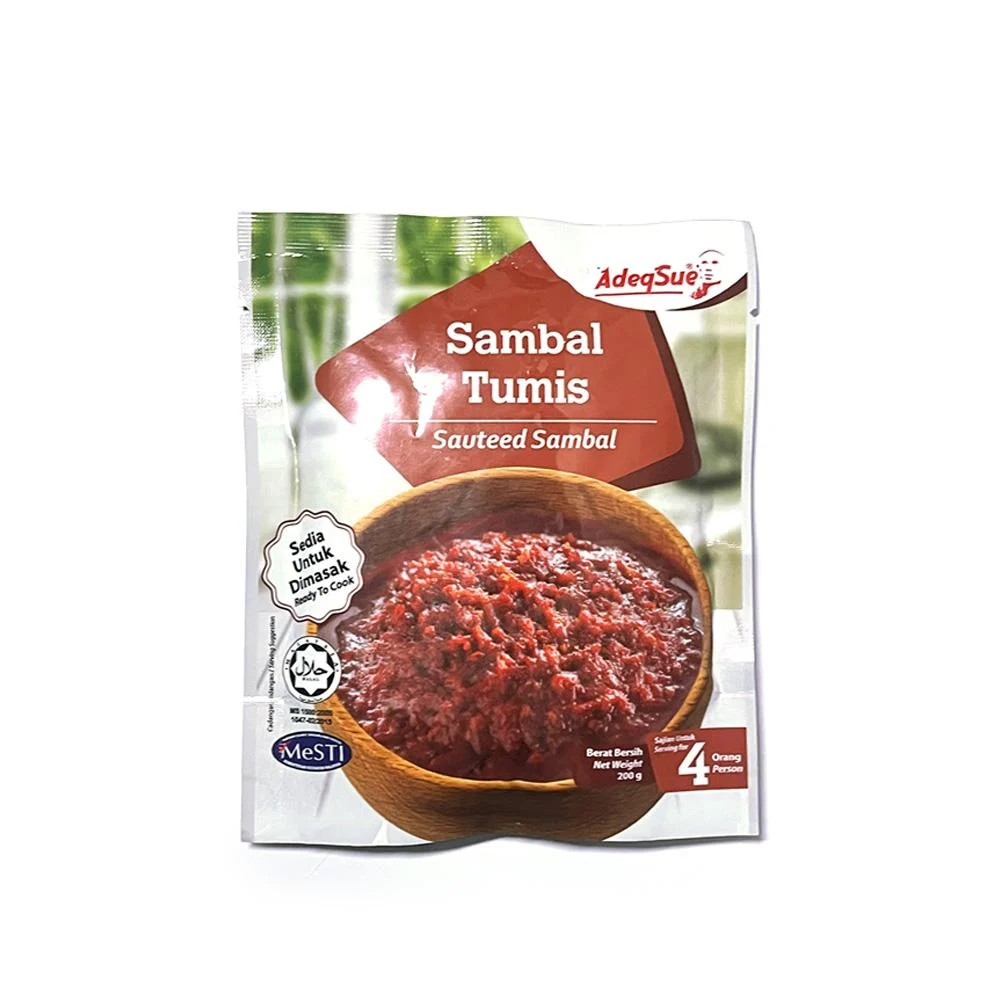 ADEQSUE SAMBAL TUMIS / SAUTEED SAMBAL | 200G × 36PCS