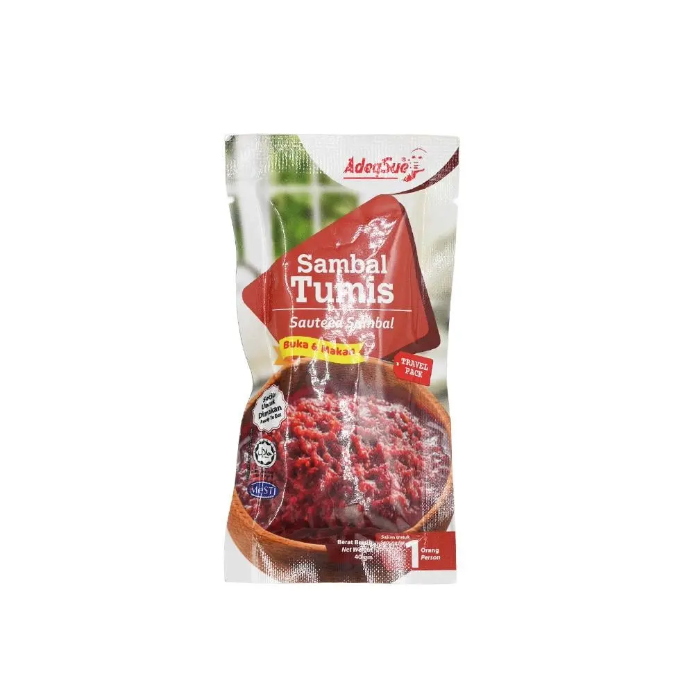 ADEQSUE SAMBAL TUMIS / SAUTEED SAMBAL | 40G × 75PCS