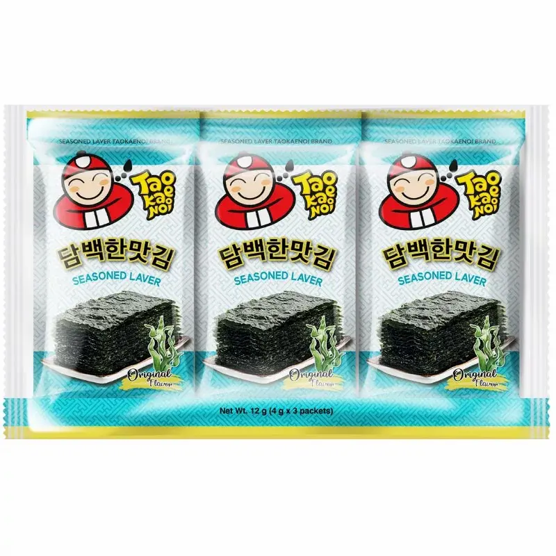 TAOKAENOI SEAFOOD LAVER | 4G ORIGINAL FLAVOUR × 20 × 3 CASES