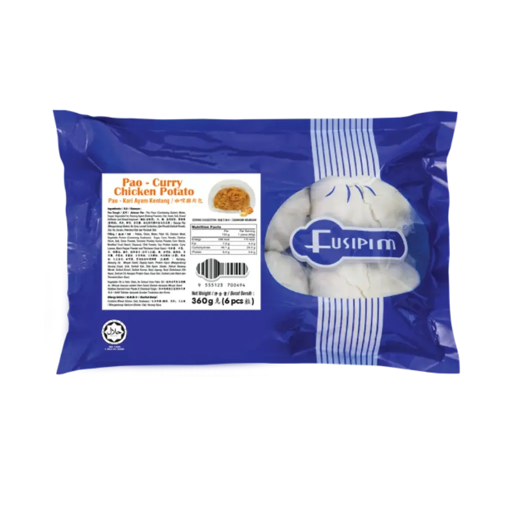 FUSIPIM WHOLEMEAL PAO CURRY CHICKEN POTATO | 360G × 26 PKTS