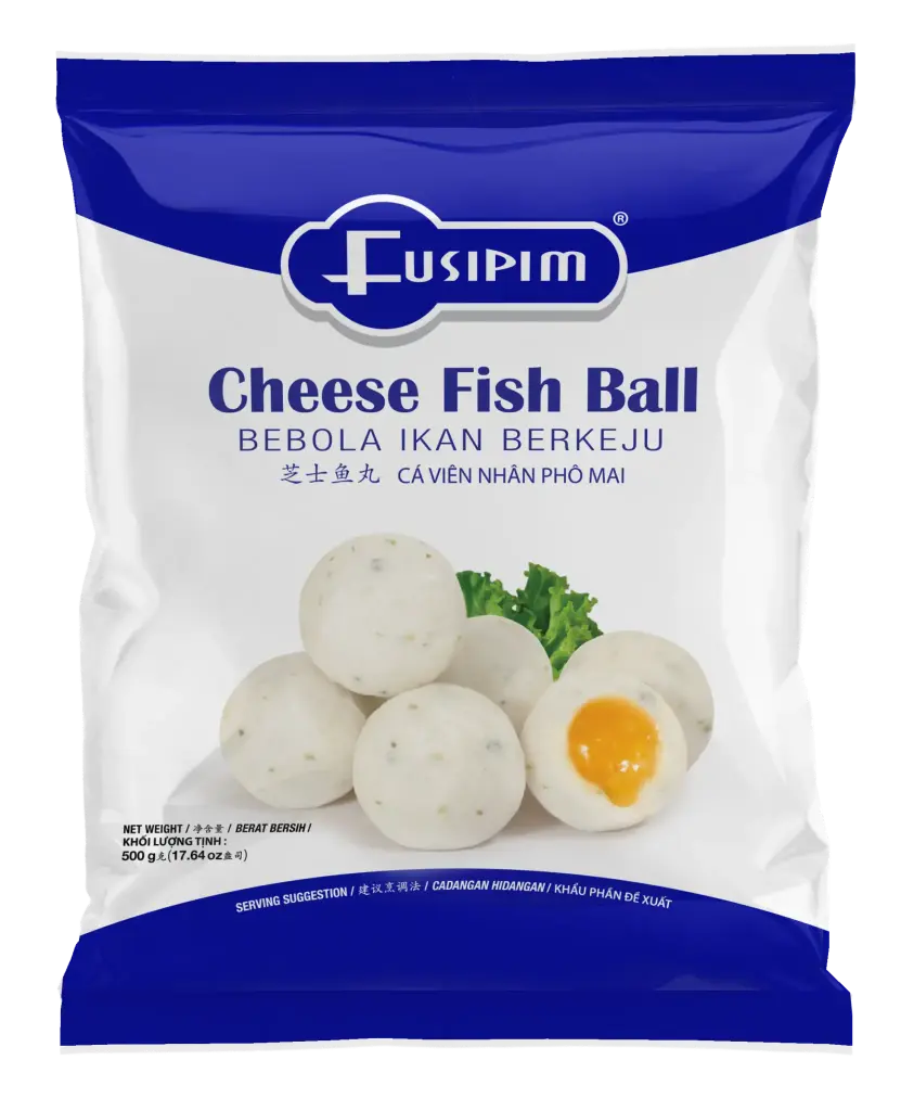 FUSIPIM CHEESE FISH BALL | 500G × 20 PKTS