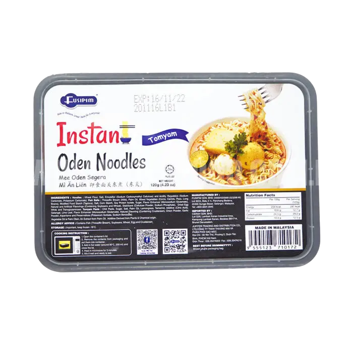 FUSIPIM INSTANT ODEN NOODLES (TOMYAM) | 200G × 24 PKTS