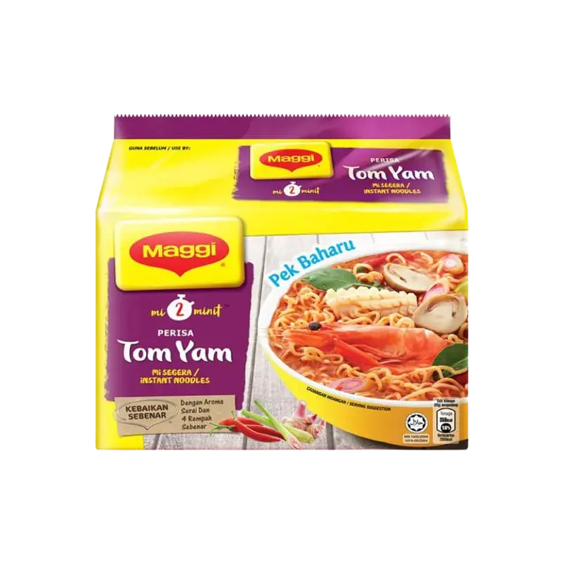 MAGGI 2 MINUTE NOODLES TOM YAM | 80G × 12 BAGS