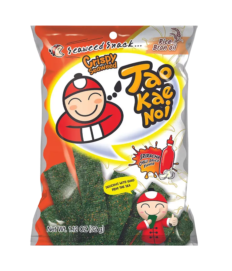 تاوكاينوي طحالب البحر المقرمشة - بنكهة صلصة الفلفل الحار | 32جم × 48 علبة