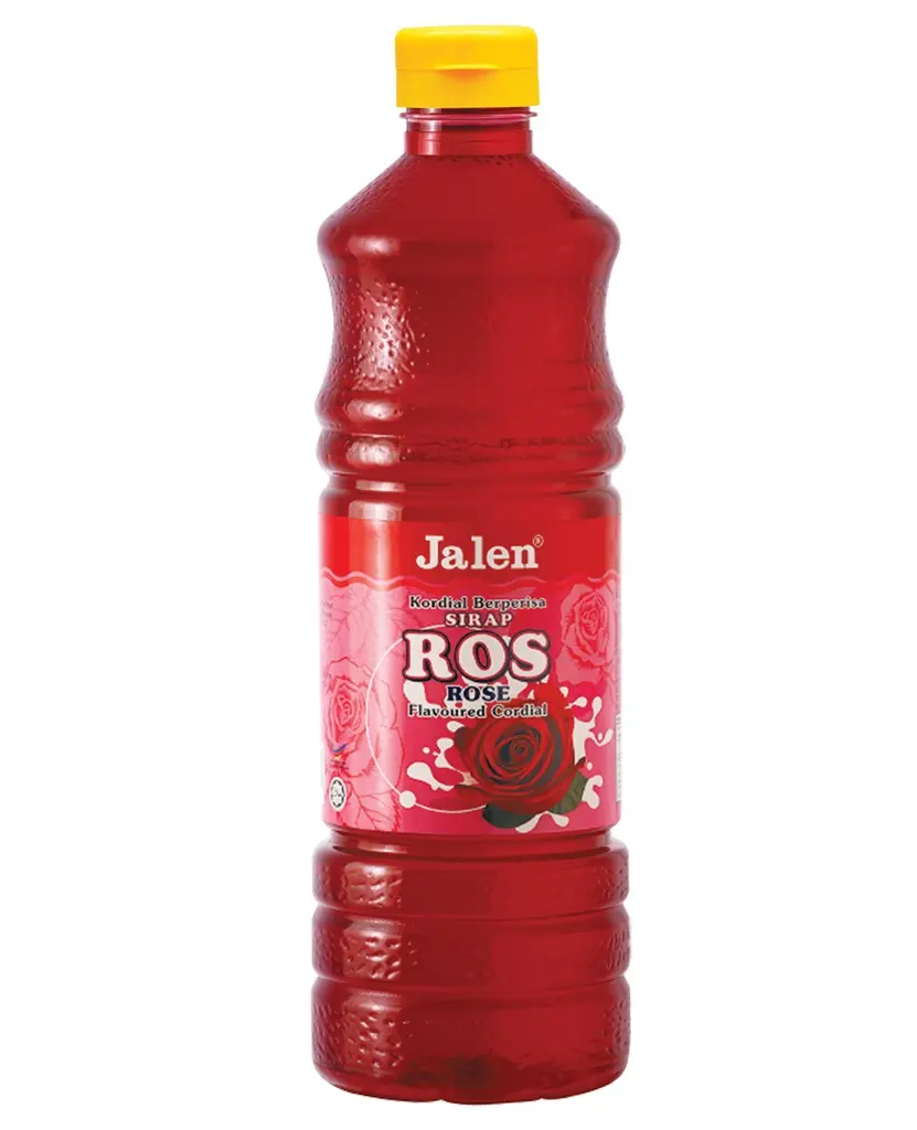 JALEN KORDIAL BERPERISA ROS (ROSE FLAVOURED CORDIAL)| 1L × 12PCS
