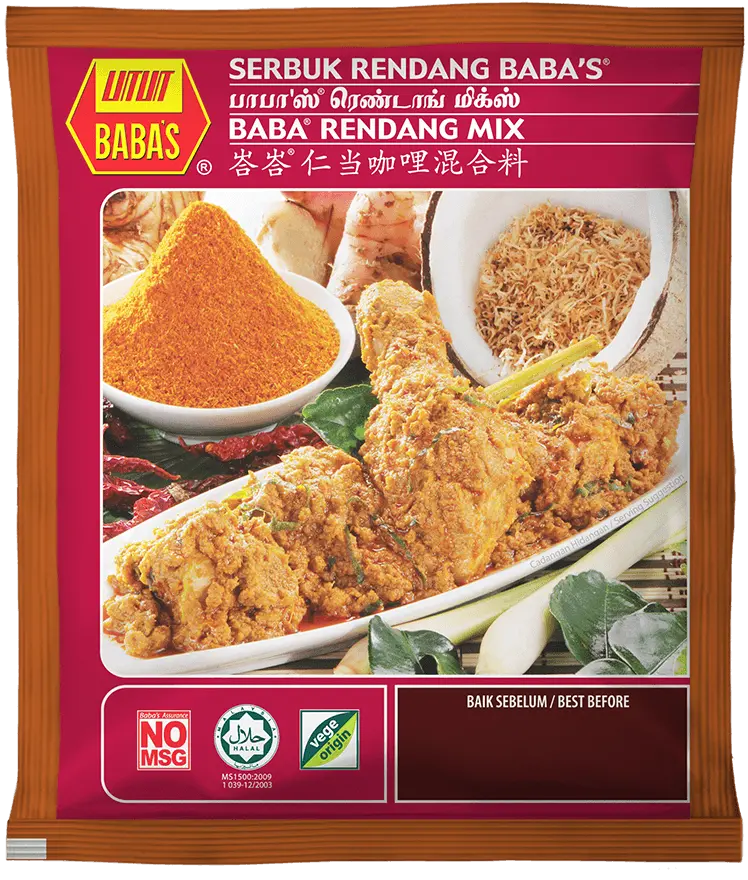 BABAS RENDANG MIX | 250G × 40 PCS