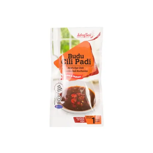 [0021] ADEQSUE BUDU CILI PADI / BIRD'S EYE CHILI FERMENTED ANCHOVIES | 40G × 75PCS
