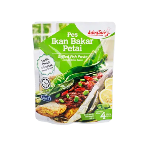 [0024] ADEQSUE PES IKAN BAKAR PETAI / GRILLED FISH PASTE CONTAINS BITTER BEANS | 200G × 36PCS