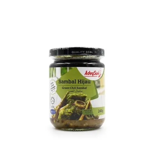 [0061] ADEQSUE GREEN CHILI SAMBAL / SAMBAL HIJAU | 240G × 24PCS