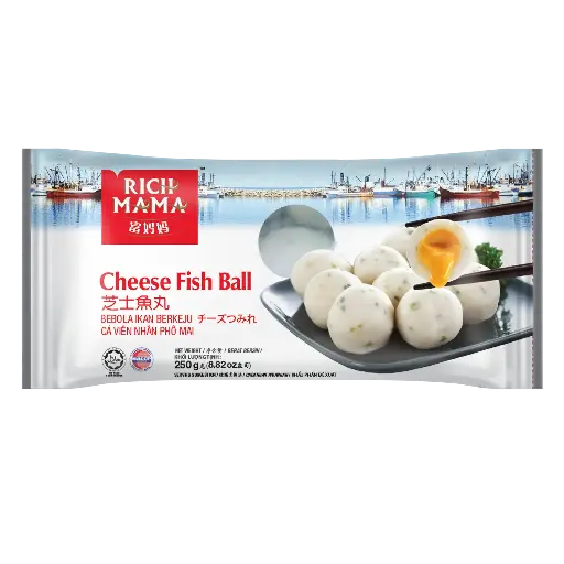 [0183] RICH MAMA CHEESE FISH BALL | 250G × 20 PKTS