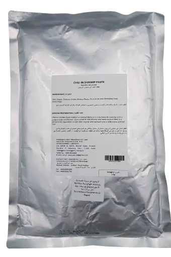 [0614] ADEQSUE CHILI IN SHRIMP PASTE/ SAMBAL BELACAN | 1KG × 10 PCS